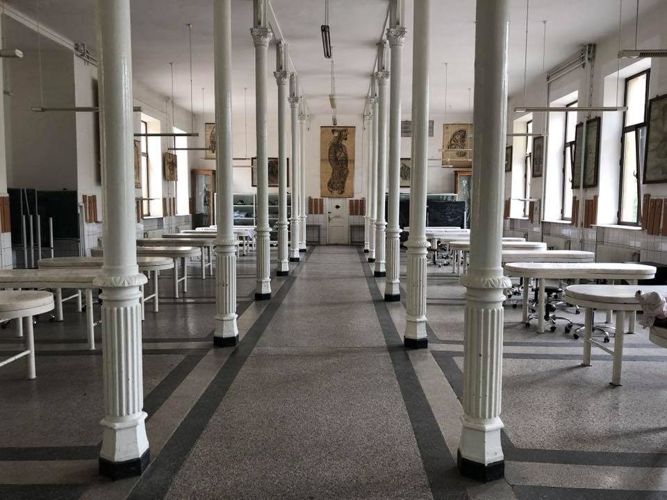 Early 20th Anatomy Classroom, Carol Davila University of Medicine and Pharmacy, Bucharest (by Adrian Thomas) (2).jpg